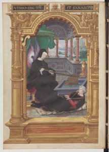 Luisa di Savoia con in mano un timone, simbolo della reggenza. Frontespizio delle Gestes de Blanche de Castille di Etienne Leblanc.