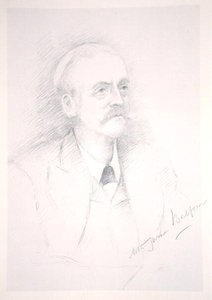 Ritratto di Sir Arthur James Balfour (1848-1930) da un album sull