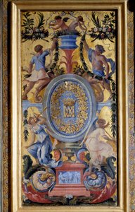Pannello decorativo del gabinetto della Marechale de La Meilleraye realizzato da Noel Quillerier (1594-1669) da Noel Quillerier