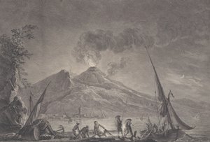 Veduta del Vesuvio com