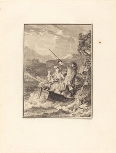 La barca da Noël Le Mire after Jean Michel Moreau