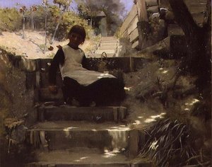La figlia del giardiniere da Norman Garstin