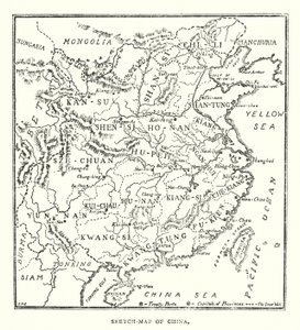Mappa di Cina