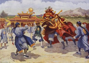 Cerimonia funebre vicino a Tientsin
