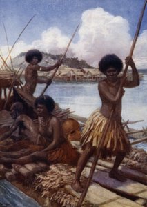 Al mercato, Nuova Guinea britannica da Norman Hardy