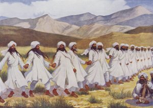 La danza nazionale dei Baluchi da Norman Hardy