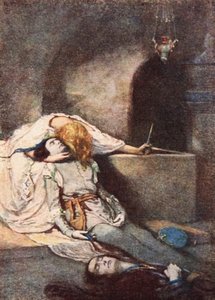 Romeo e Giulietta, Atto V Scena 3, illustrazione da 