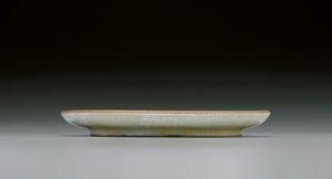 Raro piatto Ruyao da Northern Song Dynasty Chinese School