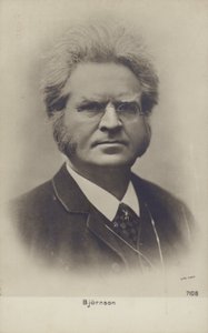 Bjornstjerne Bjornson (1832-1910), scrittore norvegese vincitore del Premio Nobel
