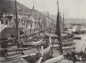Vista sul porto di Bergen da Norwegian Photographer