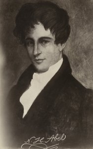Niels Henrik Abel (1801-1829), matematico norvegese da Norwegian School