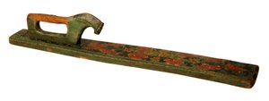 Tavola di mangano scandinava dipinta