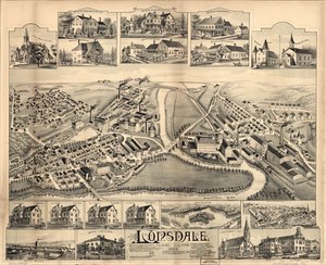 Lonsdale, Rhode Island, 1888 da O.H. Bailey and Co.