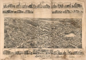 Spencer, Massachusetts, 1892 da O.H. Bailey and Co.