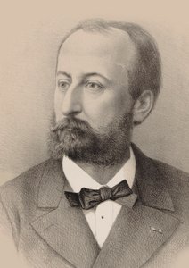 Ritratto del compositore Camille Saint-Saëns 1835-1921 da Octave Edouard Jean Jahyer