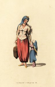Donna greca con sua figlia, Isola di Marmara da Octavian (after) Dalvimart