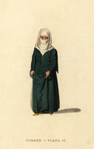 Donna turca di Costantinopoli (Istanbul), Impero Ottomano da Octavian (after) Dalvimart