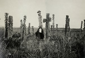 Preghiera nel cimitero, Araucano, Cile