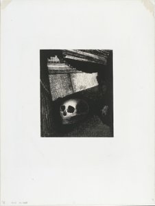 Un uomo del popolo, un selvaggio, da Il giurato da Odilon Redon