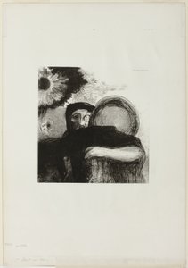 Un giocoliere strano, tavola 5 da Omaggio a Goya da Odilon Redon