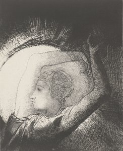 Una donna vestita dal sole da Odilon Redon