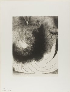 E Cadde una Grande Stella dal Cielo, Bruciando come una Lampada, tavola 5 di 12 da Odilon Redon