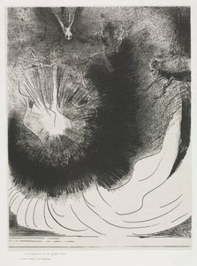 E Cadde una Grande Stella dal Cielo, Bruciando come una Lampada da Odilon Redon