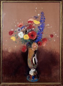 Mazzo di fiori di campo da Odilon Redon