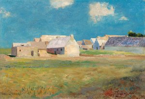 Villaggio bretone, c. 1890