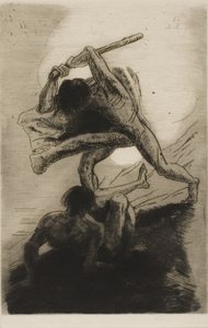 Caino e Abele da Odilon Redon