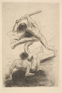 Caino e Abele da Odilon Redon