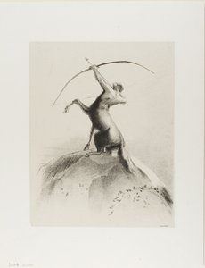 Centauro che Mira alle Nuvole da Odilon Redon