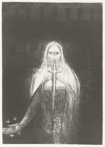 Cristo con stelle in mano da Odilon Redon