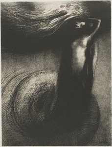 Morte: "La mia ironia supera tutte le altre!", tavola 3 di 6 da Odilon Redon