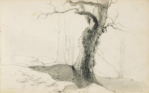 Disegno da un album intitolato "Il Paese Basco", 1862-63 da Odilon Redon