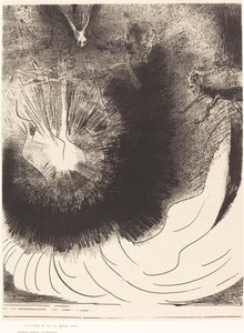 Et il tombe du ciel une grande etoile ardente da Odilon Redon