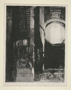 E ovunque ci sono colonne di basalto da Odilon Redon