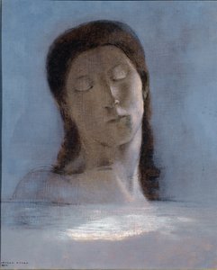 Occhi chiusi da Odilon Redon