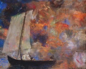 Nuvole di fiori da Odilon Redon