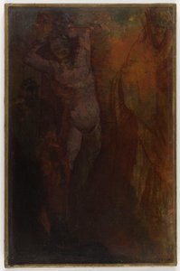 Francese: Composition à trois personnages (Flagellazione) da Odilon Redon