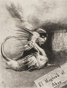 Frontespizio per El Moghreb al Aksa di Edmond Picard da Odilon Redon