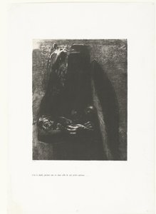 È il diavolo, che porta sotto le sue ali i sette peccati capitali da Odilon Redon