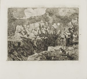 Cavaliere in montagna