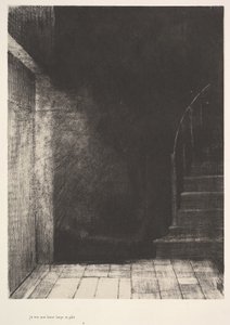Ho visto un lampo di luce, grande e pallido da Odilon Redon