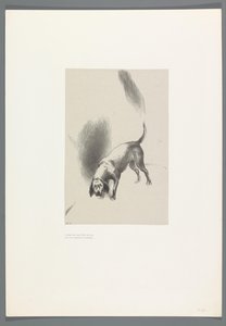 Il tenait ses yeux fixés sur moi avec une expression si étrange (La Maison Hantée, illustraties bij tekst van Bulwer-Lytton, in het frans vertaald door René Philipon) da Odilon Redon