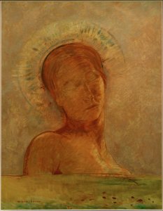 In cielo (Occhi chiusi) da Odilon Redon