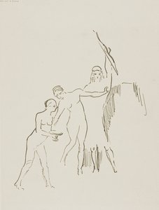 Subito sorgono tre dee, tavola 11 di 24 da Odilon Redon