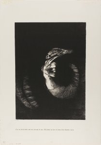 È un teschio incoronato di rose... da Odilon Redon