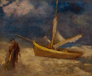 Il pescatore alienato da Odilon Redon
