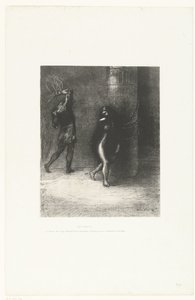 Sotto i lunghi capelli che le coprivano il viso, credevo di riconoscere Ammonaria da Odilon Redon